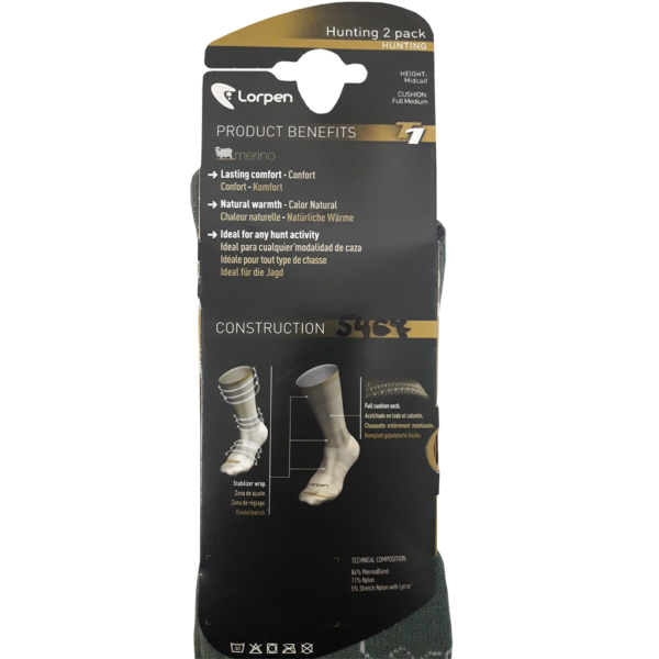 Čarape HART LORPEN Hunting 2pack braon-5467