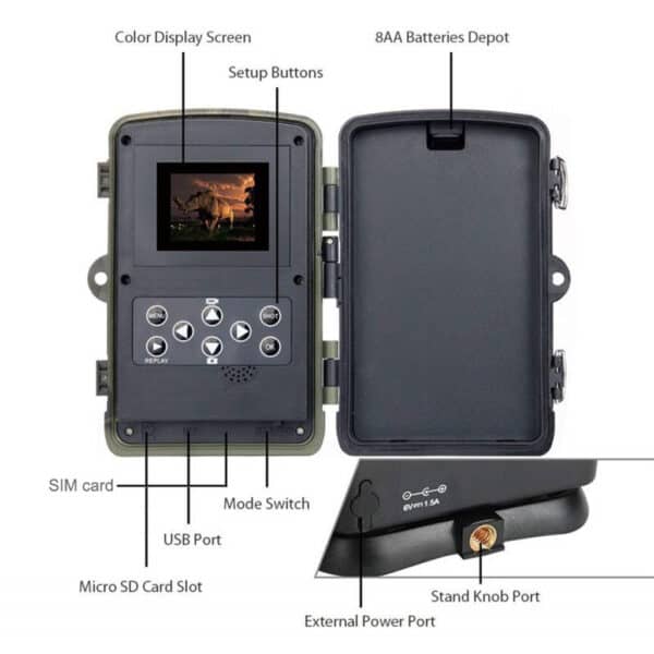 Kamera Suntek HC-810M 2G trail camera za nadzor lovišta-5627