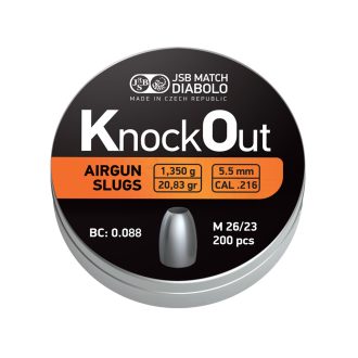 Dijabola JSB KNOCKOUT SLUGS .216 5.50/200 1.350g 546022-200-6470