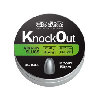 Dijabola JSB KNOCKOUT SLUGS .251 6.37/150 2.170g 546125-150-6475