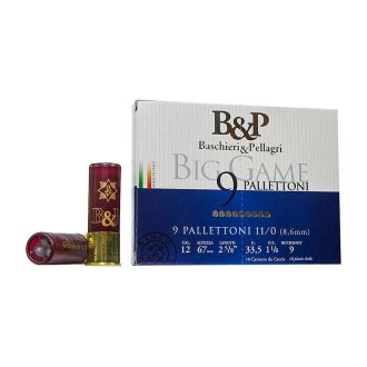 Lovački Patroni BP BIG GAME PALLETTONI (9P) 12/67 11/0 33g 8.6mm-2732