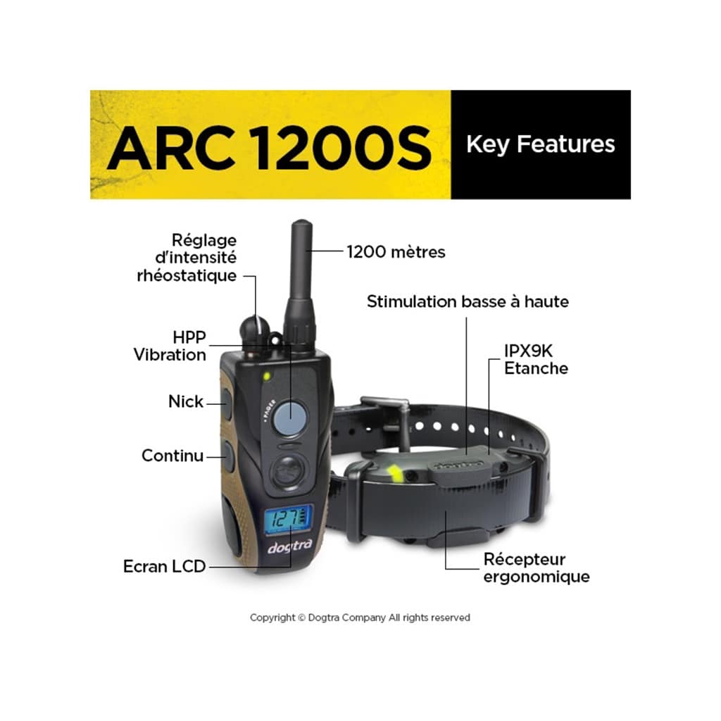 Ogrlica za dresuru pasa Dogtra ARC 1200S-5631 3 Ogrlica za dresuru pasa Dogtra ARC 1200S-5631 - Slika 3