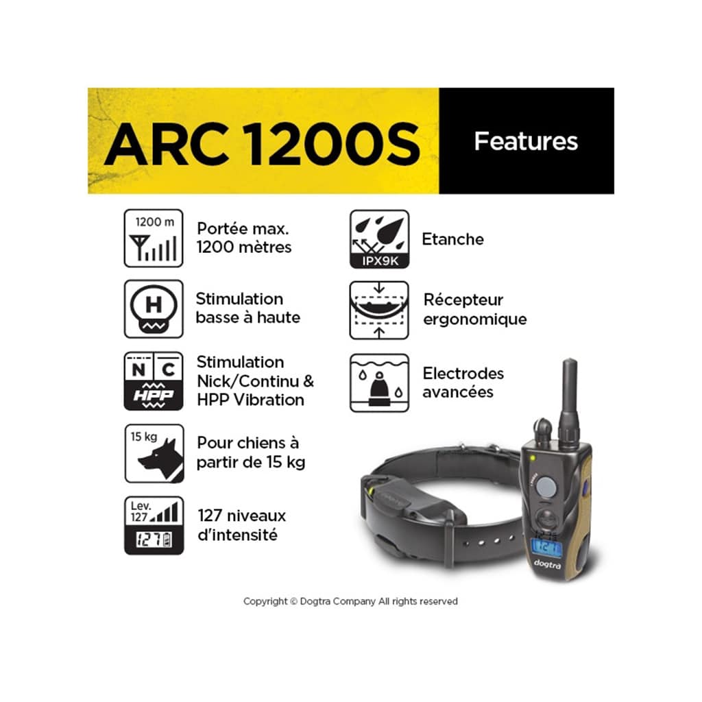 Ogrlica za dresuru pasa Dogtra ARC 1200S-5631 6 Ogrlica za dresuru pasa Dogtra ARC 1200S-5631 - Slika 6
