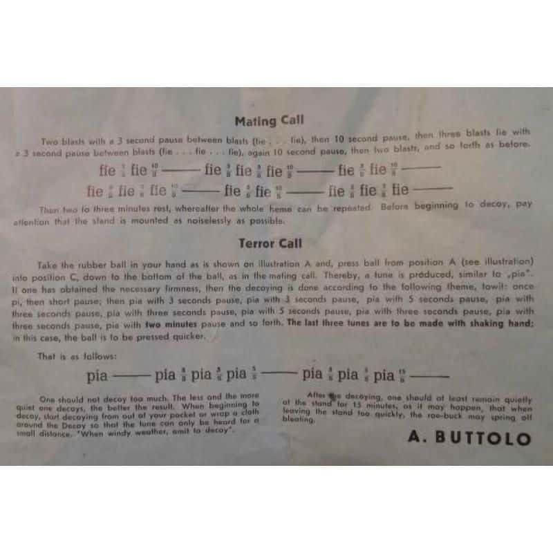 Vabilica za lov gumena SRNDAĆ HU 290 BUTTOLO-4039 3 Vabilica za lov gumena SRNDAĆ HU 290 BUTTOLO-4039 - Slika 3