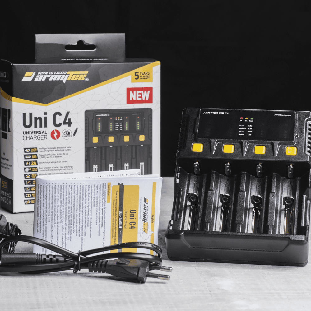 Punjač ARMYTEK Uni C4 Reg (Plug C)-3138 9 Punjač ARMYTEK Uni C4 Reg (Plug C)-3138 - Slika 9
